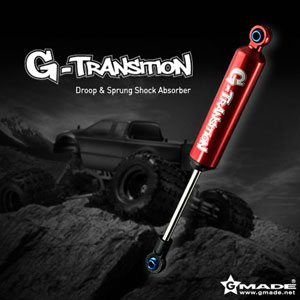 GM20701 G-Transition Shock 레드 90mm (4) (1/8 차량용) 지트레이션쇽