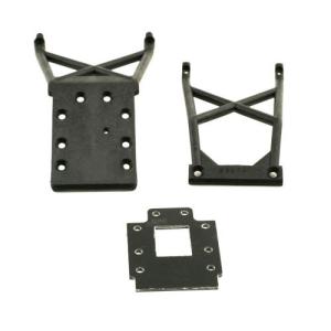 AX4133 Front &amp; Rear Skid Plates With Transmission Spacer