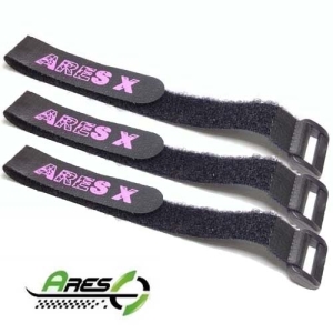 가죽 난슬립 Long 타입 3개묶음) Ares X Medium Rubberized Lipo Velcro Strap (250mm x 20mm)
