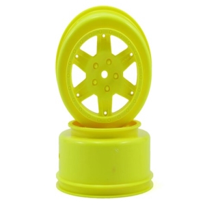 [입고]Team Losi Racing 12mm Hex Short Course Wheels (Yellow) (2) (22SCT/TEN-SCTE)