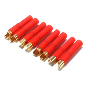 UP-AM1010C-2 HXT 4mm Gold Connector w/Pre-installed Bullets (4pair)