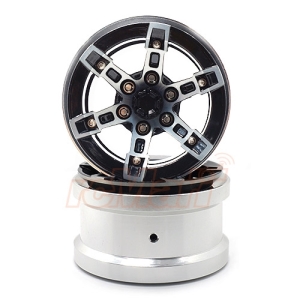 XS-AW230041 Xtra Speed Aluminum 2.2 Inch 6-spoke Dick Cepek Wheel For Axial Wraith (2 pcs)