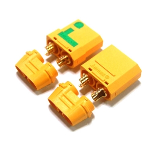 UP-XT90S 4.5mm Anti Spark Connector, Male and Female (암,수놈 1쌍)
