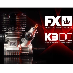FX ENGINE - FX K3 DC - 3 PORTS, DLC, CERAMIC BEARING (1:8 오프로드 엔진)