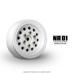 1.9 NR01 beadlock wheels (White) (2)