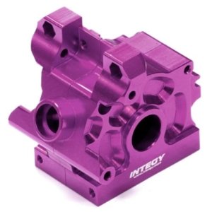 T5022PURPLE Billet Machined Front/Rear Gear Box Case for HPI 1/12 Savage XS Flux