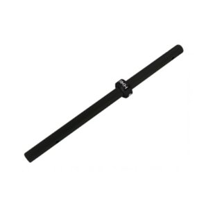 CNC Solid Carbon Main Shaft w/AL Collar Set (Black) - Blade 180 CFX