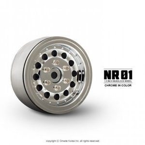 GM70225 1.9 NR01 beadlock wheels (Chrome) (2)