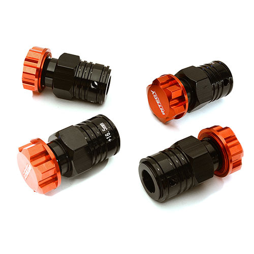 Machined Extended +16.5 Wheel Adapter 24mm Hex(4) for Losi 1/5 Desert Buggy XL-E (Red) 데져트버기 와이드너