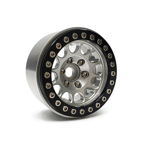1.9 CN01 Aluminum beadlock wheels (Silver) (4)│1.9 메탈 비드락휠