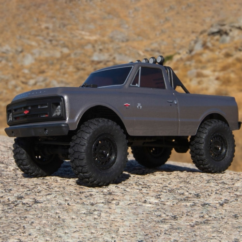 AXIAL 1/24 SCX24 1967 Chevrolet C10 4WD Truck Brushed RTR, Silver