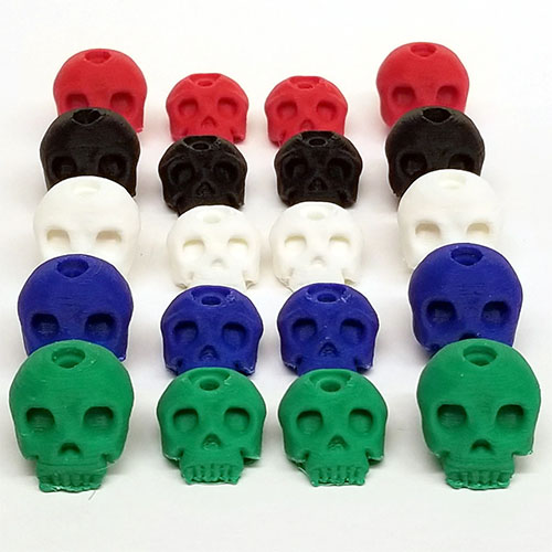 [4개] Traxxas 1/6 X-Maxx Custom 3D Printed Body Washers Skull