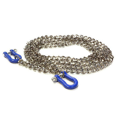 Realistic Drag Chain with Bow Shackle for 1/10 Scale Rock Crawling C25978BLUE 트라이얼 악세사리 체인