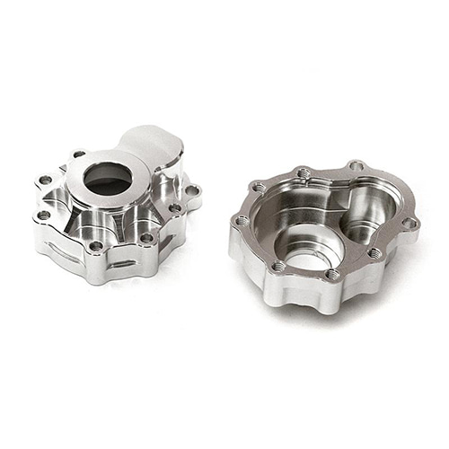Billet Alloy Portal Outer Housings for Traxxas TRX-4 Scale &amp; Trail Crawler C27975SILVER