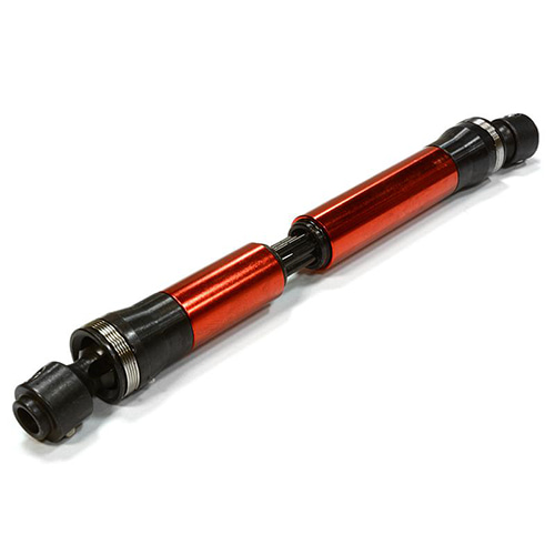 Billet Machined Telescopic Center Universal Drive for Axial 1/10 Yeti Rock Racer C26031RED