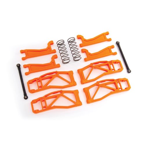 AX8995T Suspension kit, WideMAXX™, orange (includes front &amp; rear suspension arms, front toe links, rear shock springs) │MAXX부품