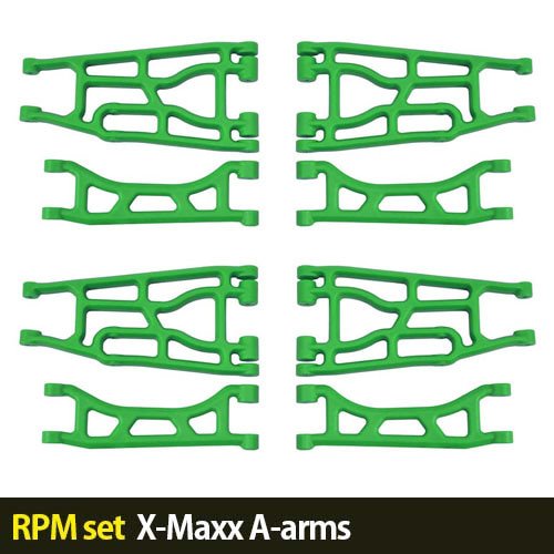[RPM set] X-Maxx A-arms (Green)