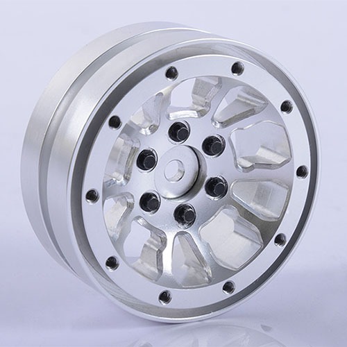 [#Z-W0179] [2개 반대분/링 별도] Silver 1.9&quot; Universal Beadlock Wheel (D2)