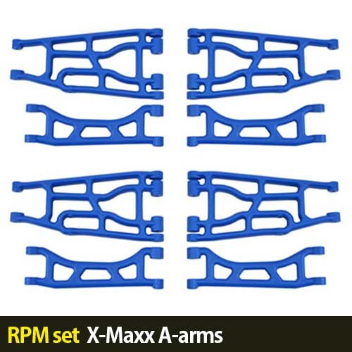 [RPM set] X-Maxx A-arms (Blue)