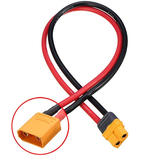 [#BM0216] Charging Lead - Amass XT60 Female to XT90 Male/14AWG Silicone Wire T100,T200 충전케이블