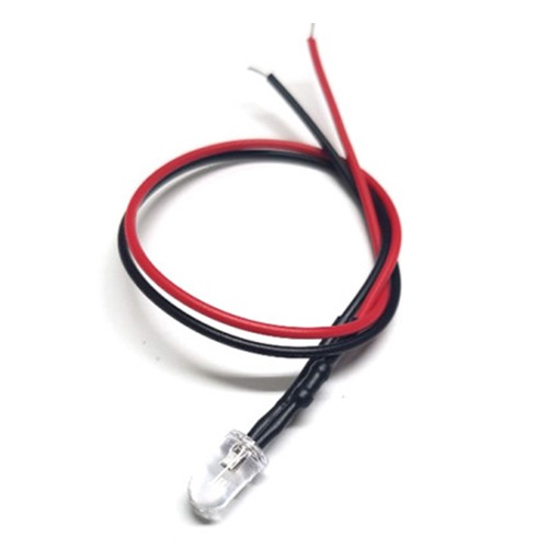 5파이 LED with cable (RED,ORANGE,WHITE)