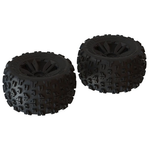 ARA550059 dBoots Copperhead2 MT Tire Set Black - Pair