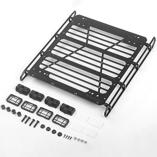 [#VVV-C0923] Adventure Steel Roof Rack w/ Front and Rear Lights for Mercedes-Benz G 63 AMG 6x6