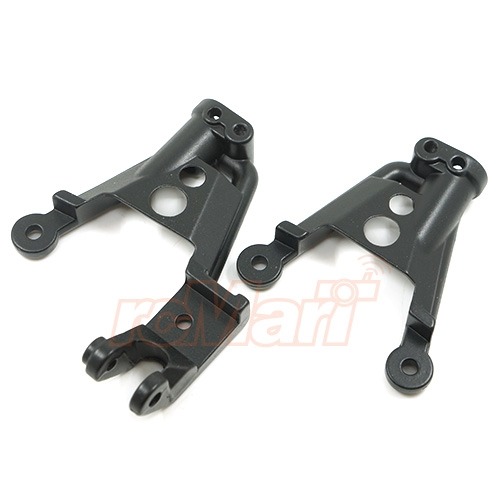 XS-SCX230061BK Xtra Speed Alloy Front Adjustable Shock Mount 1 pair Black For Axial SCX10 II