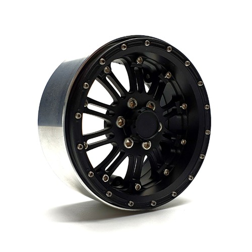 2.2 CN04 Aluminum beadlock wheels (Black) (4)