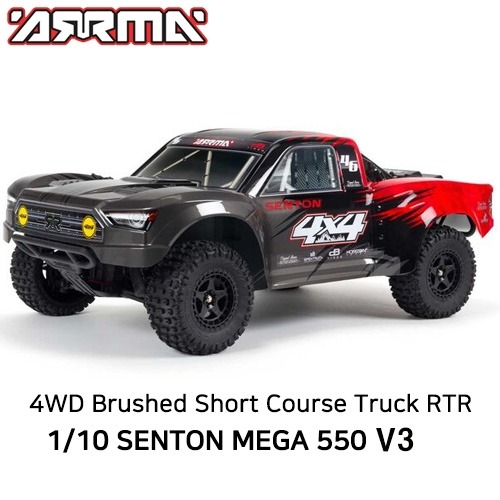 ARRMA 1/10 SENTON 4X4 V3 MEGA 550 Brushed Short Course Truck RTR