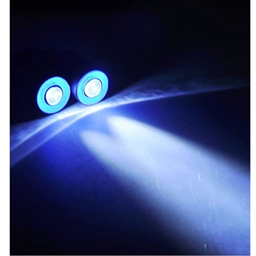 Xtra Speed 17mm LED Light Headlight Blue/White for 1/10 Crawler Axial SCX10 Jeep Wrangler