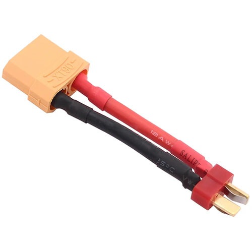 Connector Adapter - Deans Male to XT90 Female (5cm/12AWG)