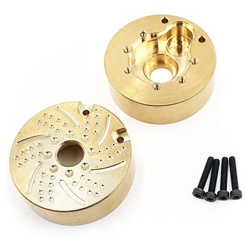 [#TRX4-054] [2개] Brass 118g Portal Cover Front or Rear for Traxxas TRX-4