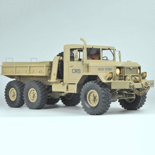 [#90100040] [미조립품] 1/12 HC6 6x6 Military Truck Kit - M35 2½ Ton Cargo Truck : United States Army and around the world (크로스알씨 군용 트럭)