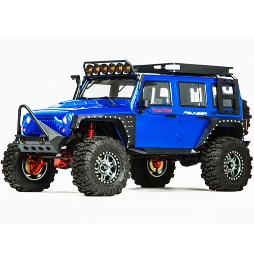 (실제 산악에서 주행가능)신형 1/8 대형라클 트랙션하비 파운더 프로 Traction Hobby Founder Pro 1:8 4WD TRAIL CRAWLER (Blue)