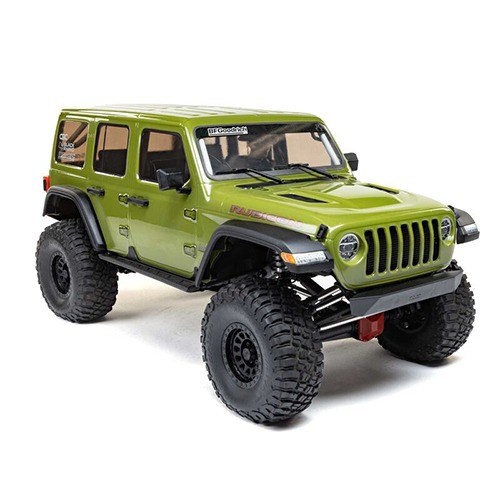 당일출고 [역대급 초대형 라클차량] 1/6 SCX6 Jeep JLU Wrangler 4WD Rock Crawler RTR: Green