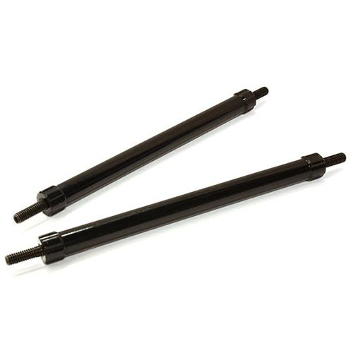 [#C26688BLACK] Billet Machined 85mm Aluminum Linkages (2) M3 Threaded for 1/10 Scale Crawler