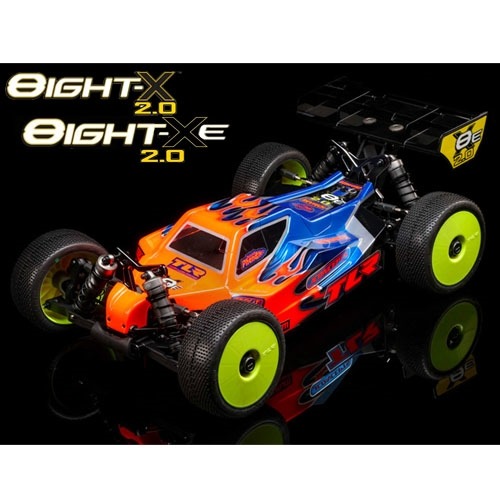 [에이트 월드 최고급 버기] TLR 1/8 8IGHT-X/E 2.0 Combo 4WD Nitro/Electric Race Buggy Kit