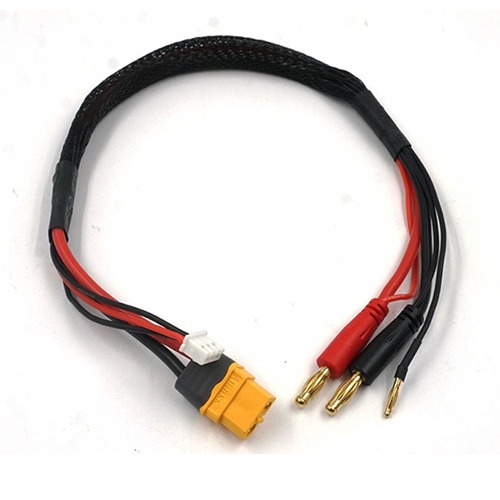 XT60 CHARGE CABLE W/ 4MM PLUGS 35CM
