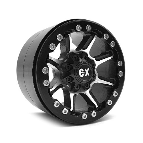2.2 CN16 Aluminum beadlock wheels (Black) (4)