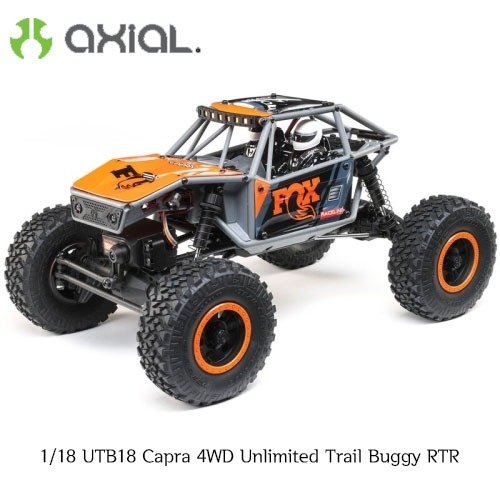 1/18 UTB18 Capra 4WD Unlimited Trail Buggy RTR, Grey 조종기,배터리,USB충전기 포함