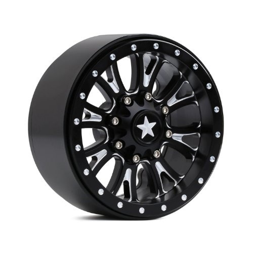 2.2 CN09 Aluminum beadlock wheels (Black) (4)