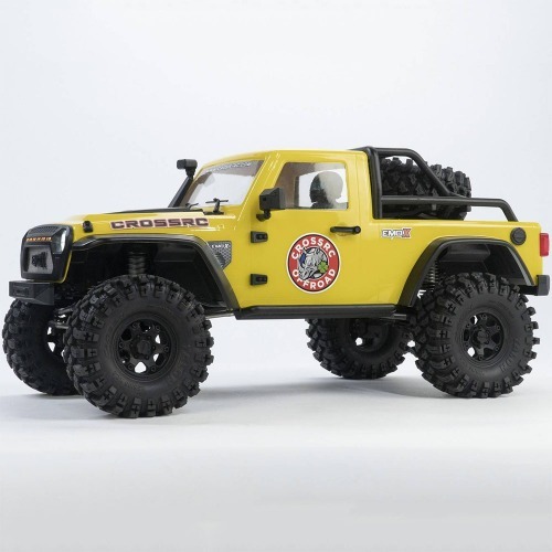입고완료 [완성품｜2단 미션] 1/8 Rhino EMO-X 4x4 Scale Rock Crawler ARTR (Yellow) (크로스알씨 1:8 스케일 트럭)