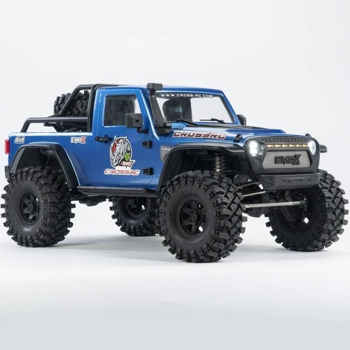 입고완료 [완성품｜2단 미션] 1/8 Rhino EMO-X 4x4 Scale Rock Crawler ARTR (Blue) (크로스알씨 1:8 스케일 트럭)