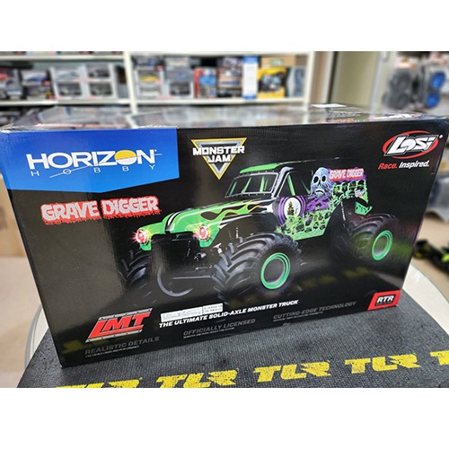LOSI 1/10 LMT 4WD Solid Axle Monster Truck RTR, Grave Digger