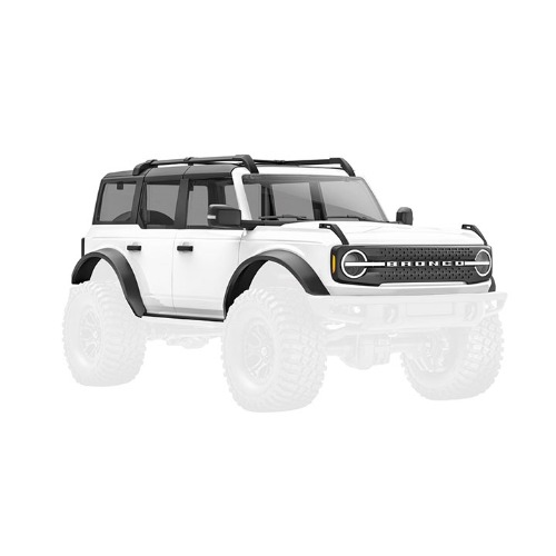 AX9711-WHT Body, Ford Bronco, complete (assembled) (white)  for TRX4M