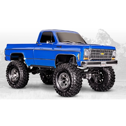 CB92056-4 Blue 1/10 TRX-4 Scale and Trail Crawler with 1979 Chevrolet K10 Truck Body
