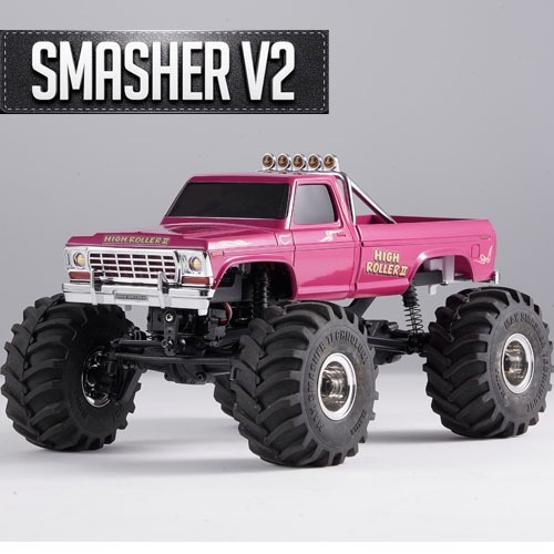 [입고완료] FMS 1:24 FCX24 Smasher V2 Monster Truck RTR RED ** 고속저속 변경가능한 RC카