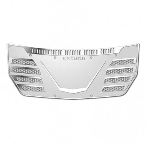 GRC STAINLESS STEEL MIDDLE ENGINE COVER PLATE SILVER FOR TRAXXAS 1/18 TRX-4M FORD BRONCO