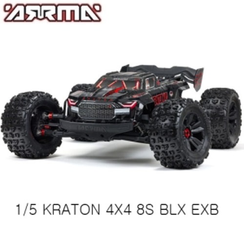 1/5 크라톤 4X4 8S BLX EXB 브러시리스 몬스터 트럭 RTR, 블랙
